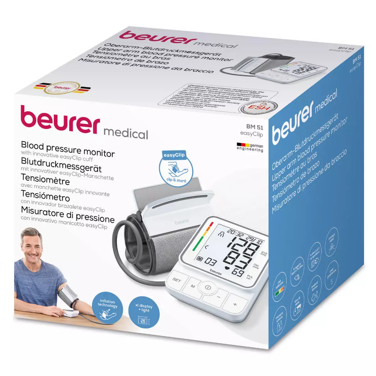  Bovenarmbloeddrukmeter BM 51 easyClip
