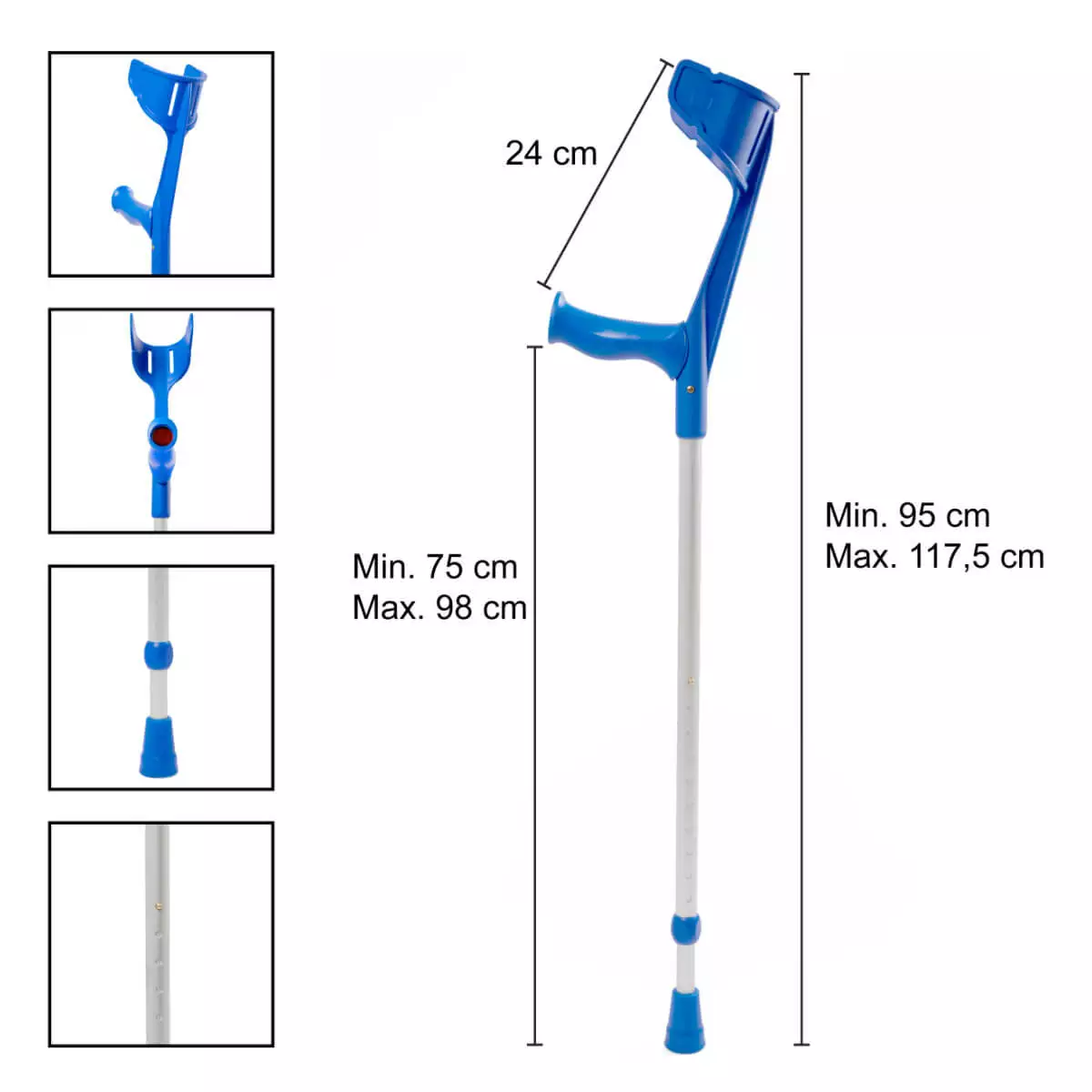  REBOTEC MAGIC-SOFT onderarmkrukken