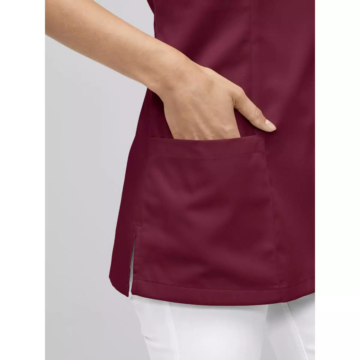 Slip-on tuniek Roma met V-hals voor dames Slip-on tuniek Roma met V-hals voor dames