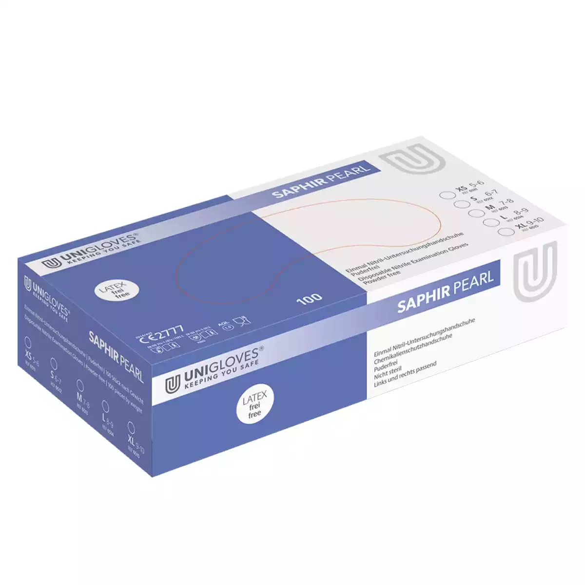 Pearl Poedervrije Nitril Handschoenen Pearl Poedervrije Nitril Handschoenen