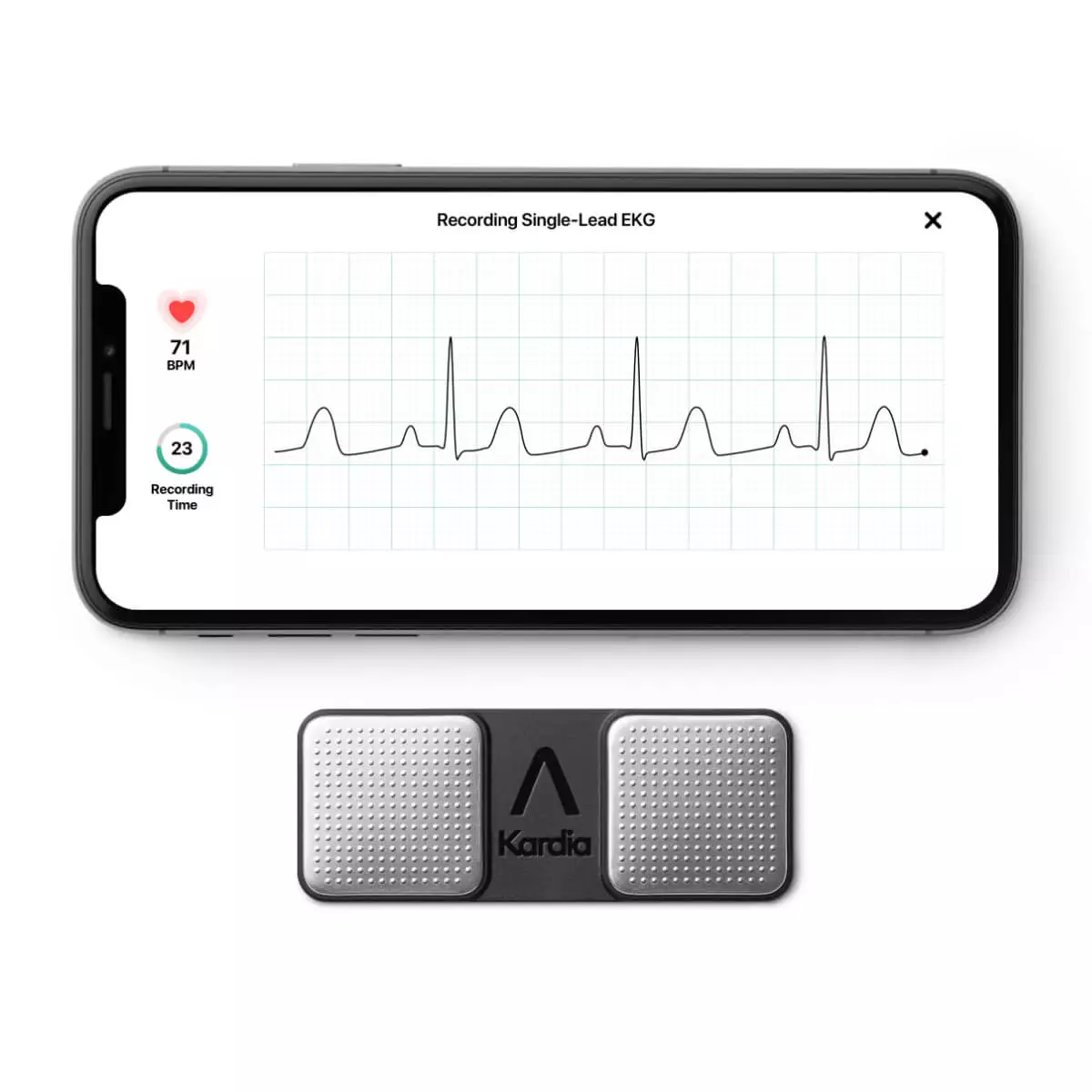 KardiaMobile® Smartphone 1-kanaals ECG