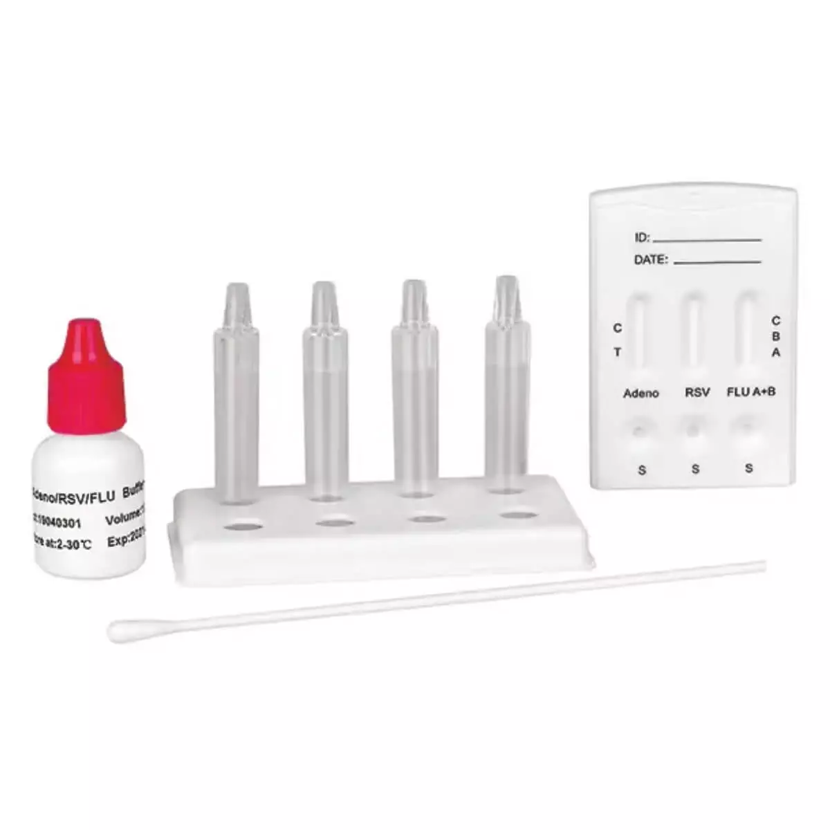 Cleartest Adenovirus / RSV / Influenza A + B combinatietest