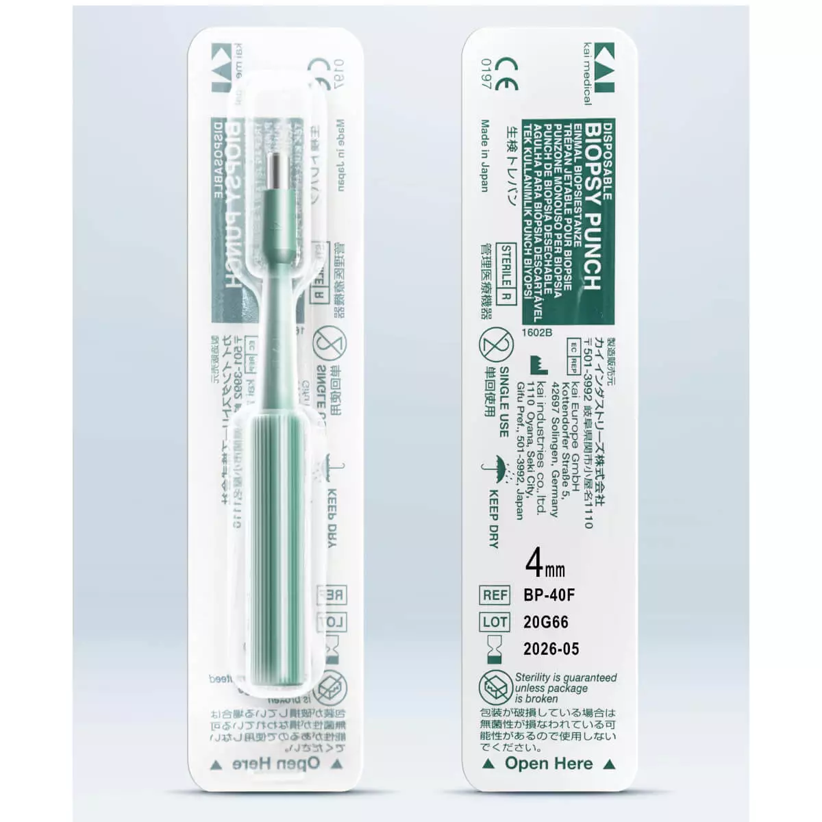  Biopsie-huidpons