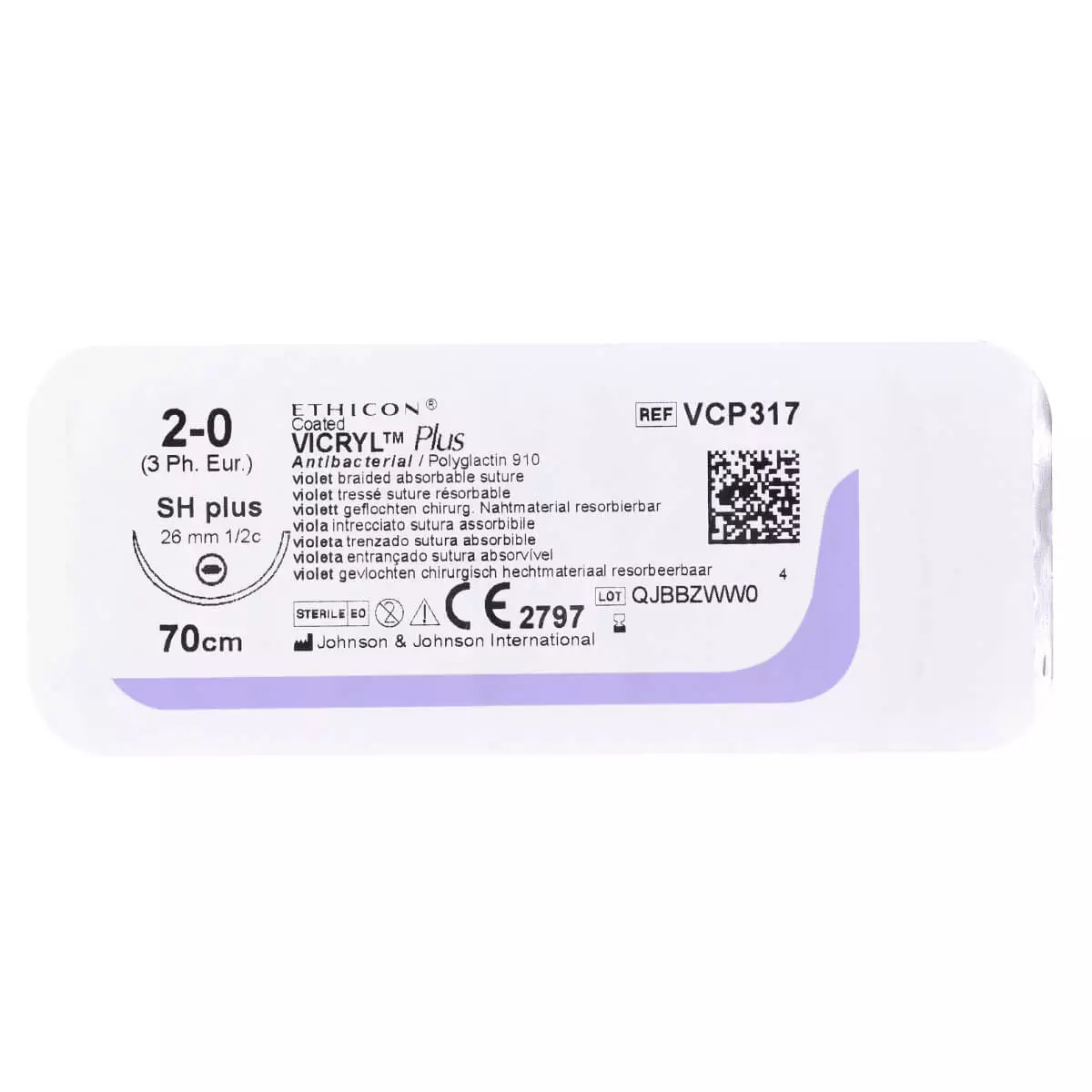  VICRYL Plus (Polyglactine 910) Nahtmateriaal