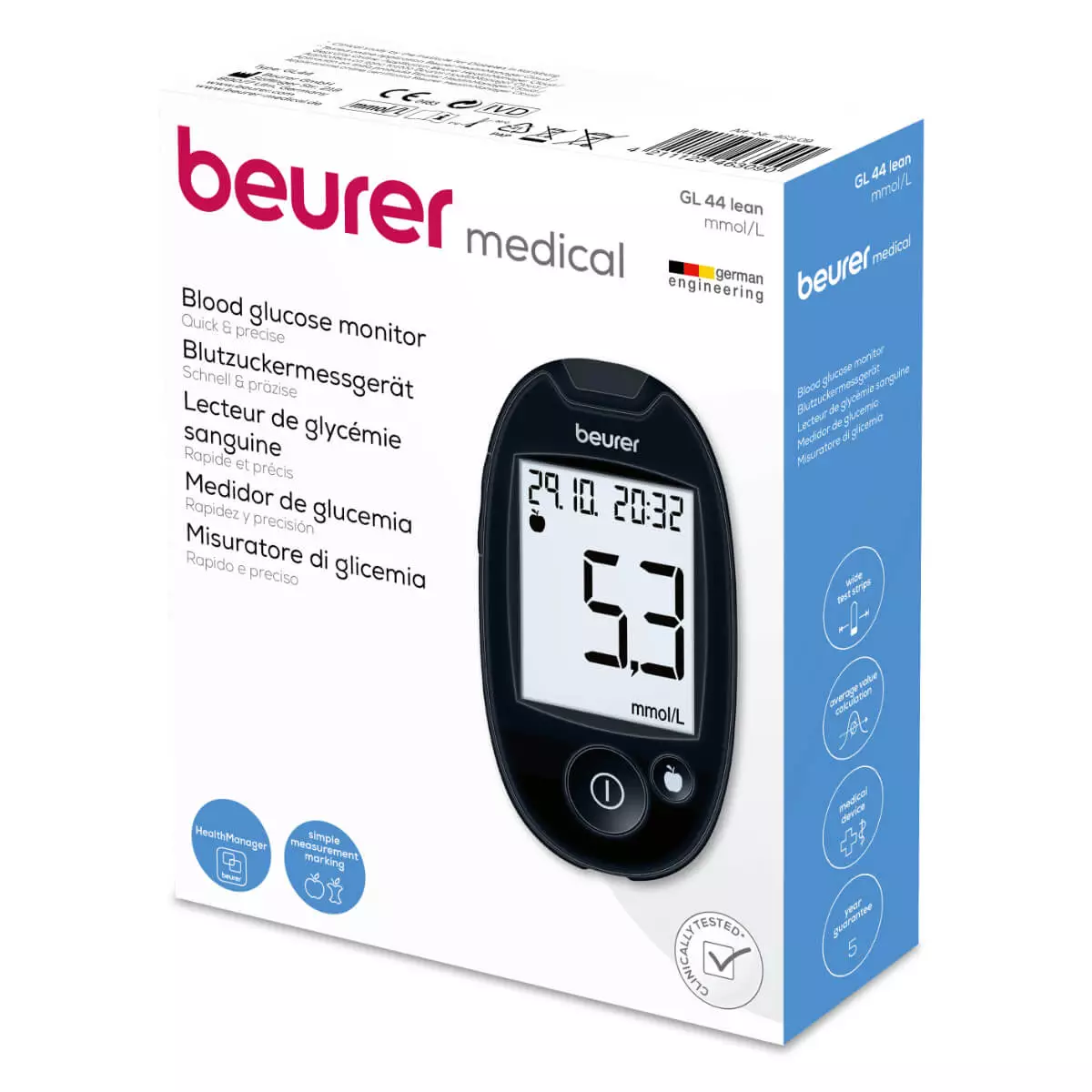  GL 44 Bloedglucosemeter