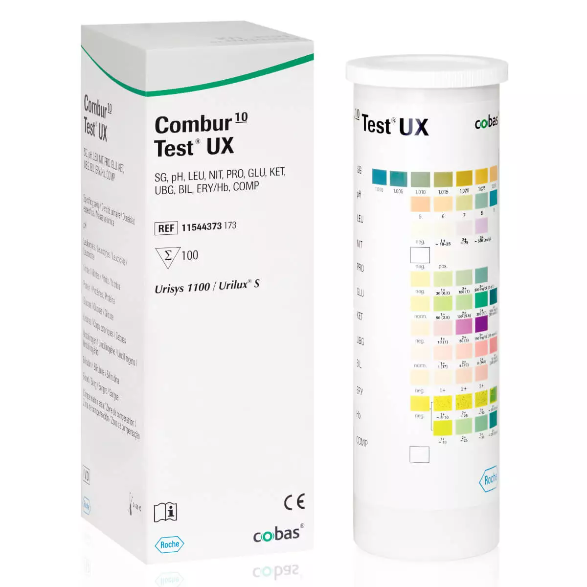  Combur-10-Test UX urineteststrips voor Urisys 1100