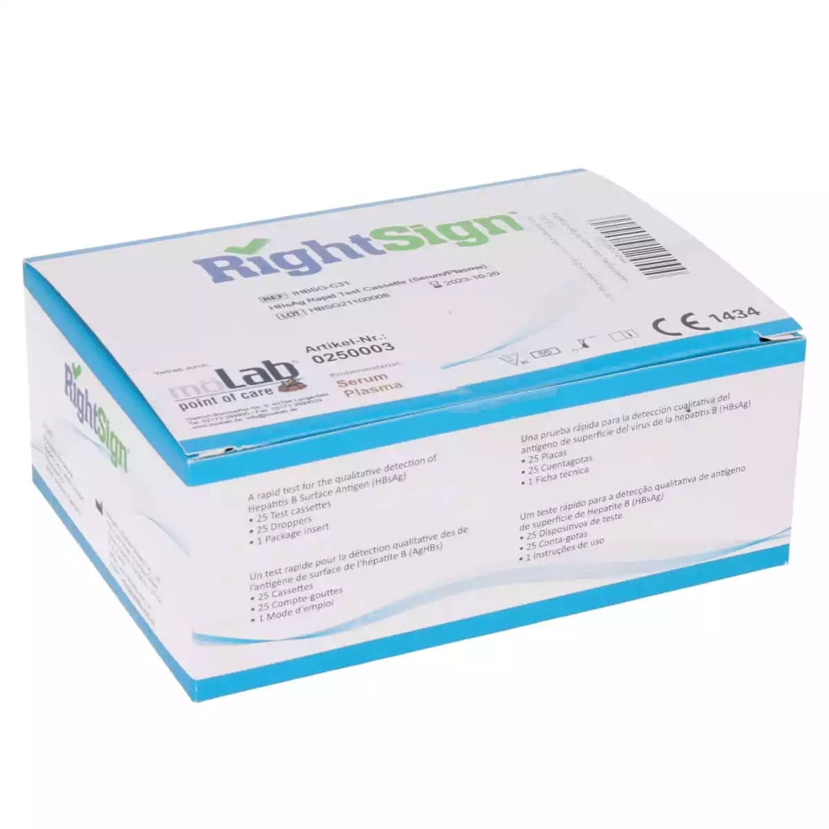  HBsAg Hepatitis B-antigeentest