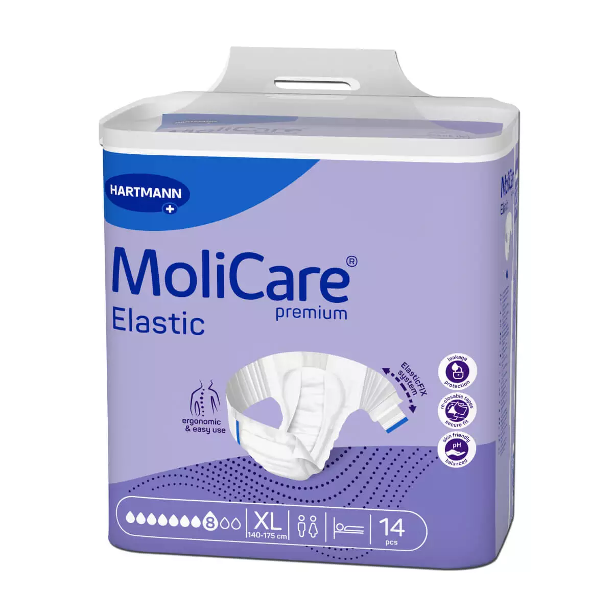  MoliCare Premium Elastic incontinentiebroek 8 druppels 