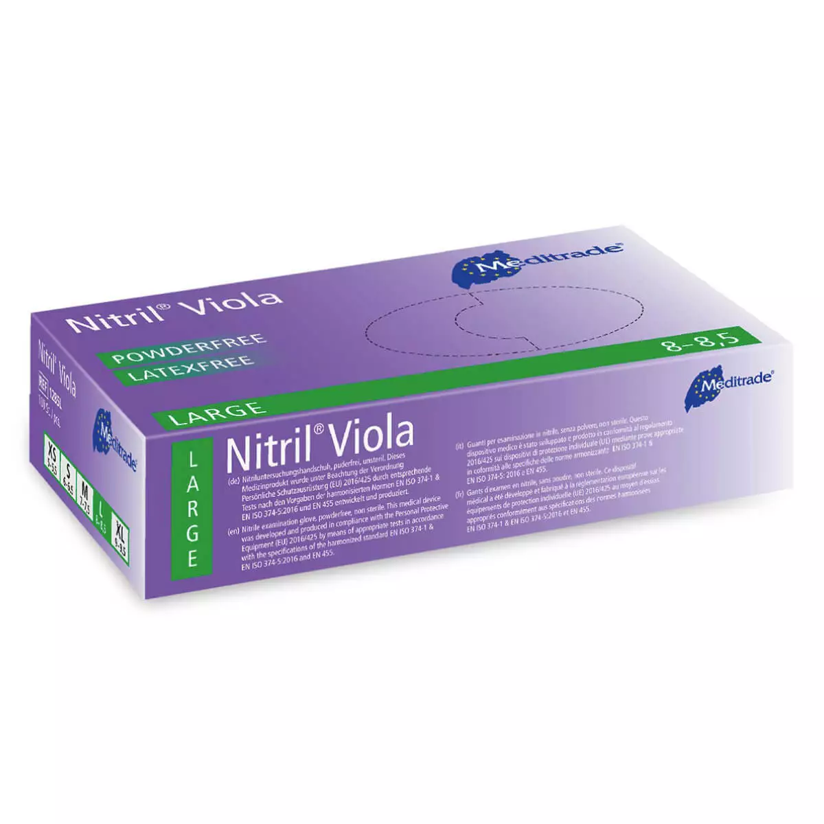  Nitril Viola Onderzoekshandschoenen