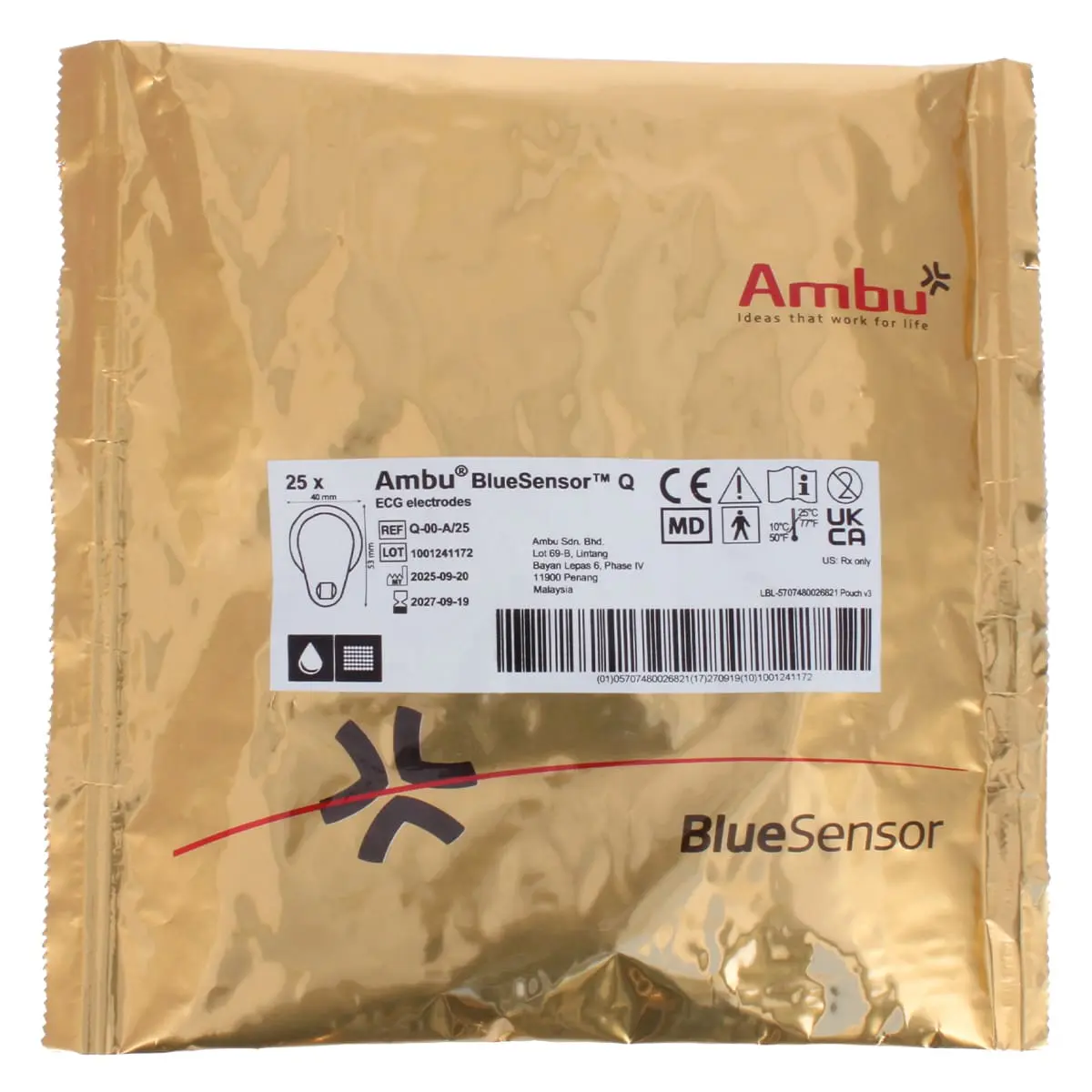 Blue - Sensor Disposable Elektroden Blue - Sensor Disposable Elektroden