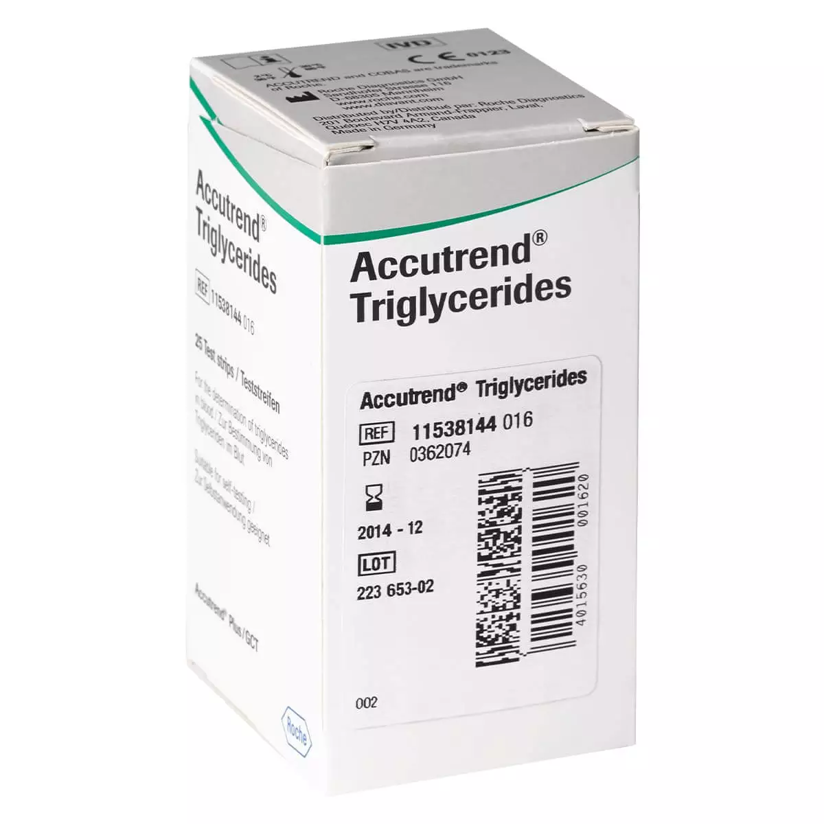  Accutrend triglyceriden teststrips