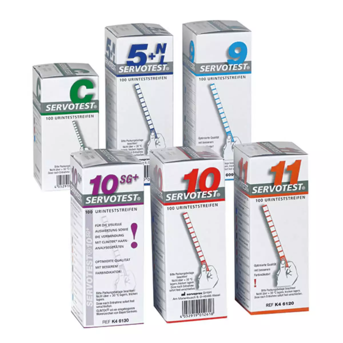  SERVOTEST urineteststrips