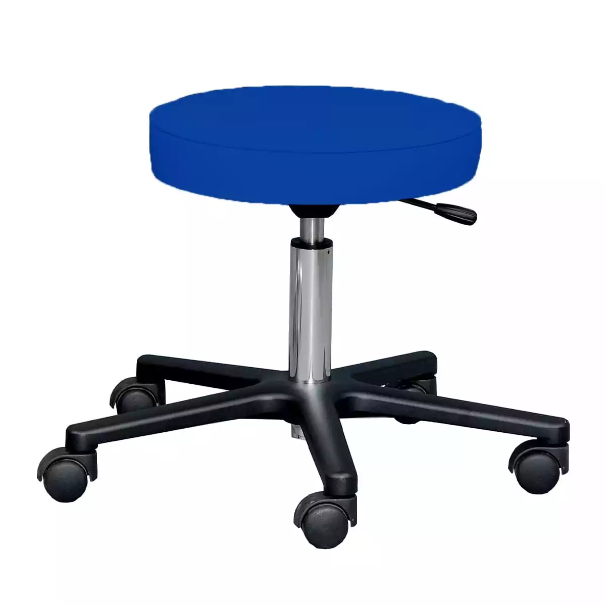 Draaikruk met zwart aluminium onderstel  Draaikruk met zwart aluminium onderstel