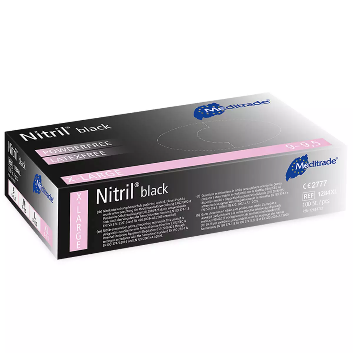  Nitril Zwarte Handschoenen