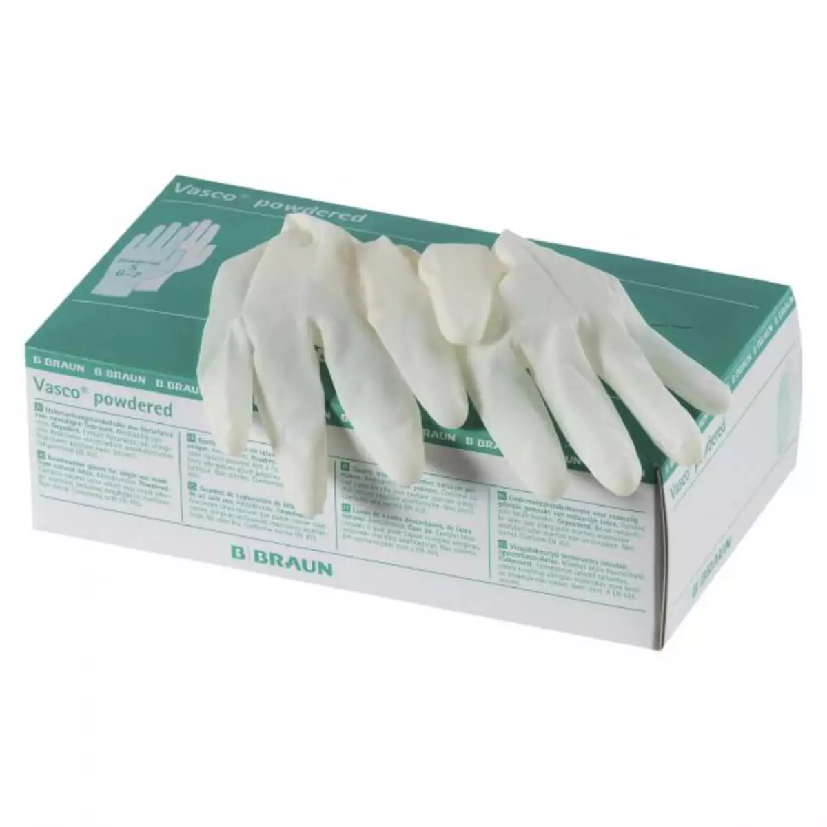  Vasco Transparante Latex Handschoenen - gepoederd