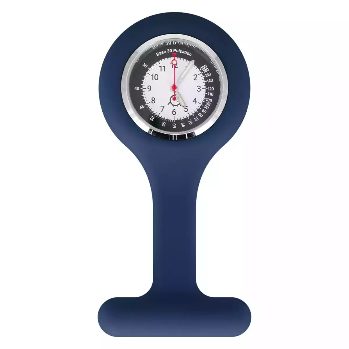 Siliconen verpleegstershorloge met clip "Tic" Siliconen verpleegstershorloge met clip "Tic"