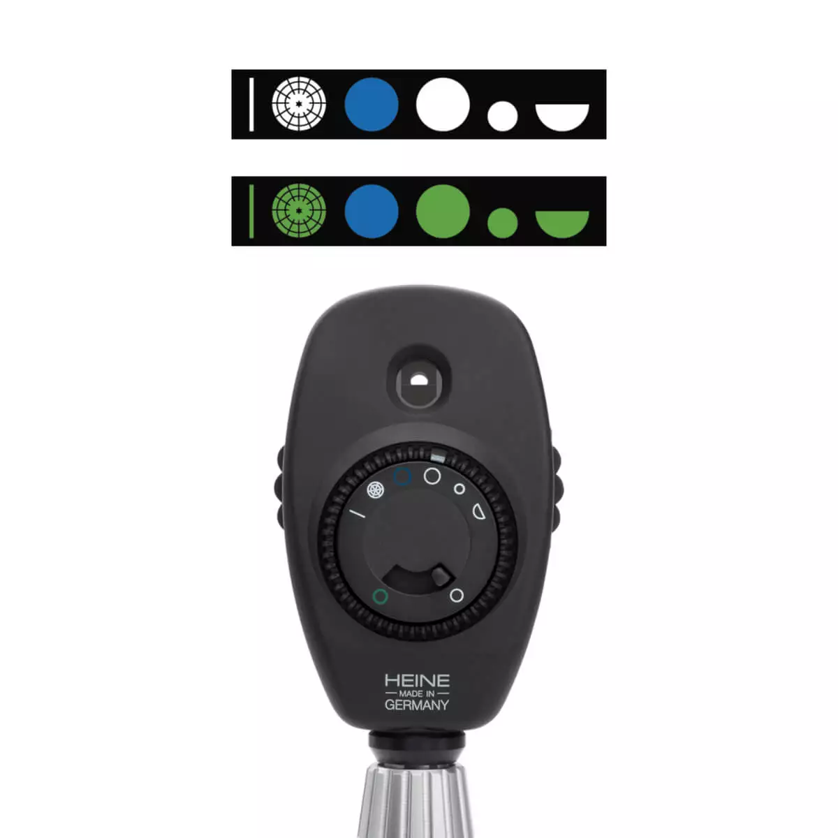  HEINE BETA 200 LED F.O. otoscoop en BETA 200 LED oftalmoscoop als set