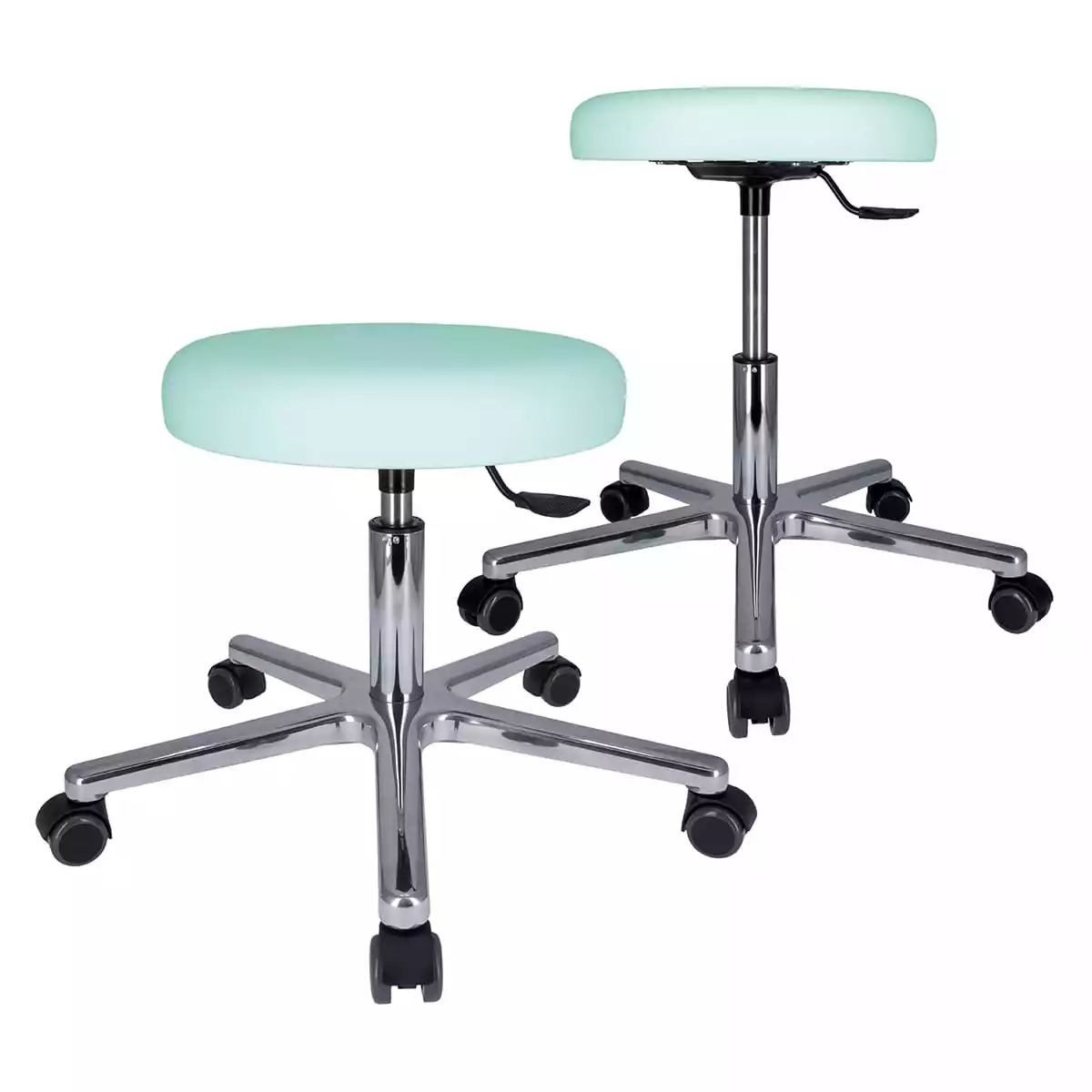  Rolkruk met aluminium voet