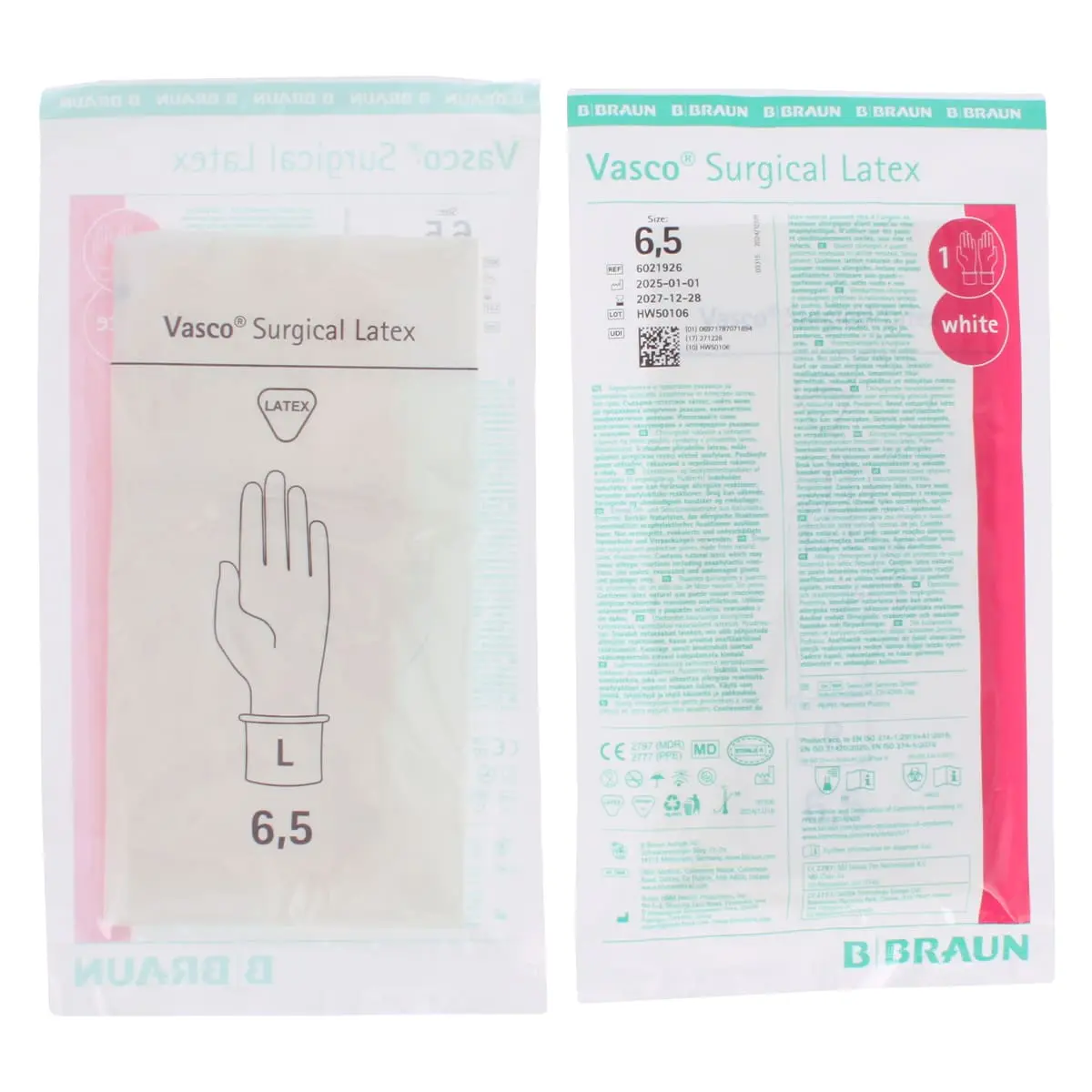  Vasco Surgical latex OK-handschoenen 