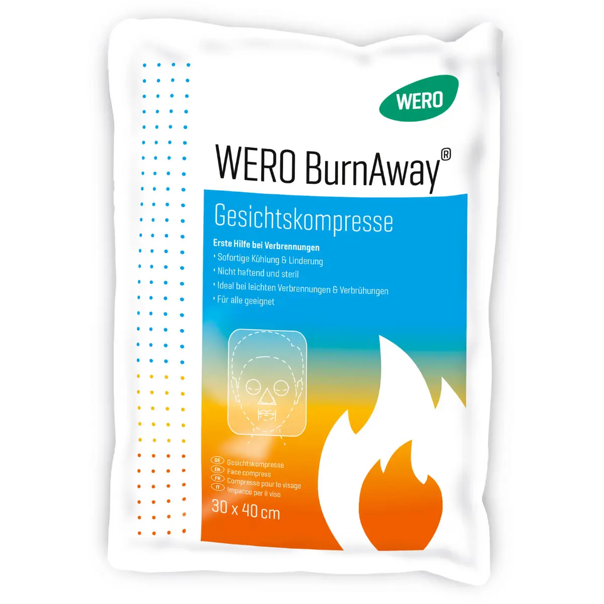  BurnAway gezichtskompres 