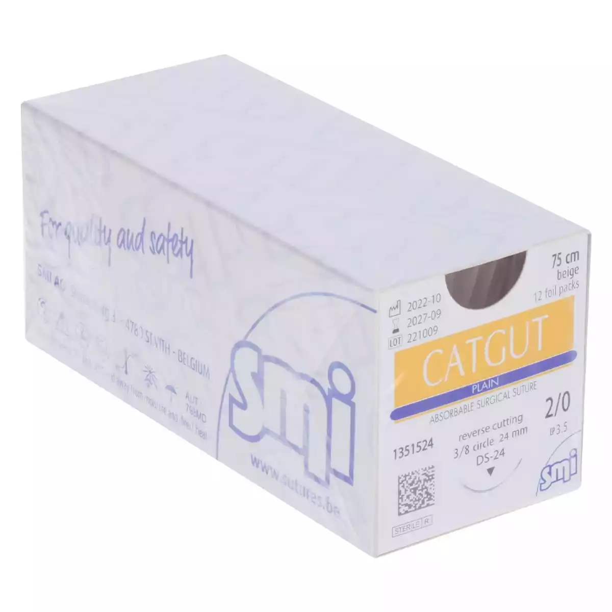 Catgut Plain hechtmateriaal voor diergeneeskundige chirurgie Catgut Plain hechtmateriaal voor diergeneeskundige chirurgie