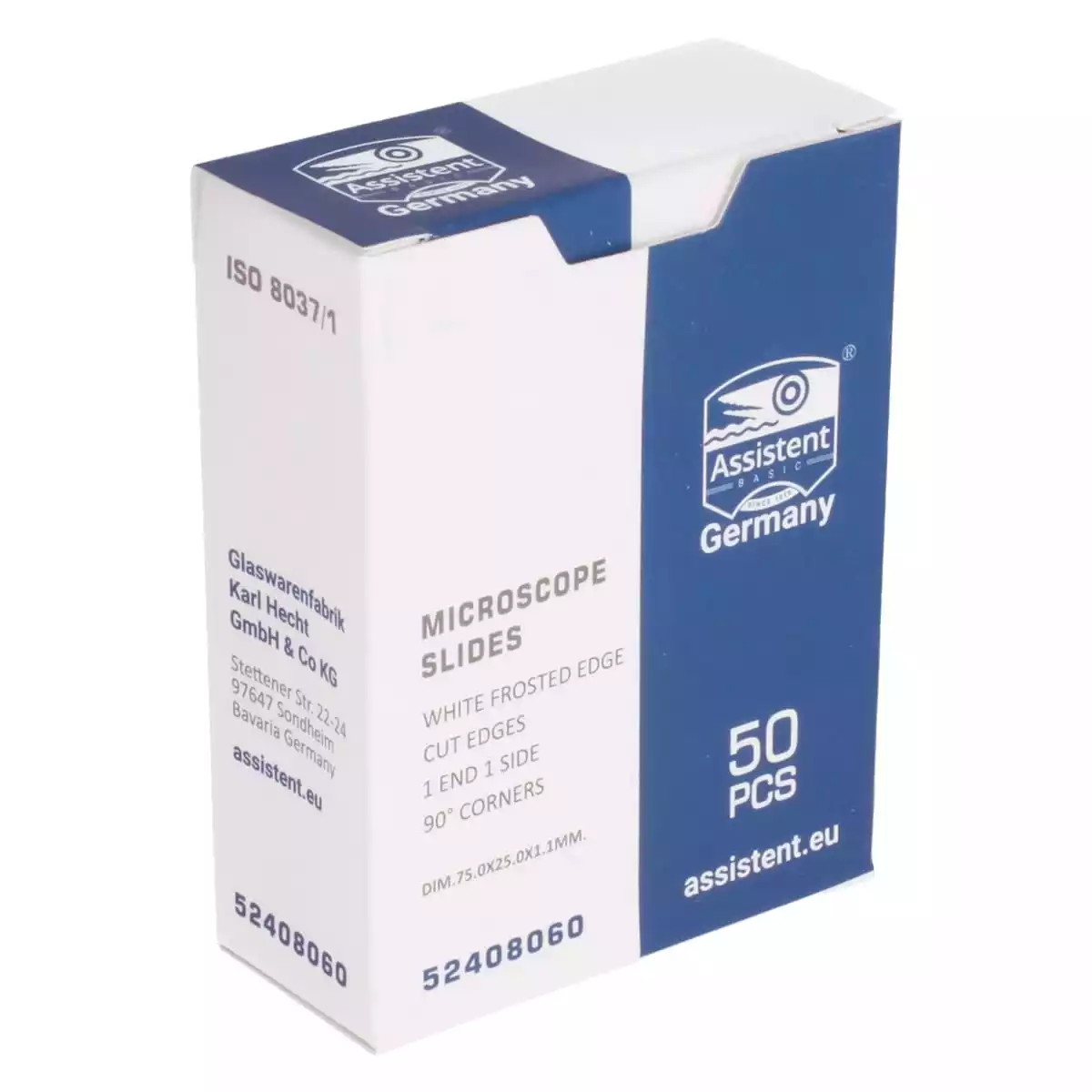  Voorwerpglaasjes met of zonder label