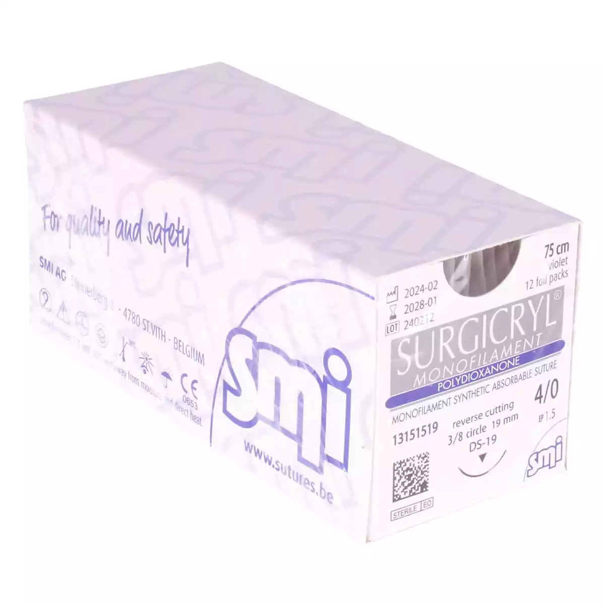  Surgicryl monofilament hechtmateriaal