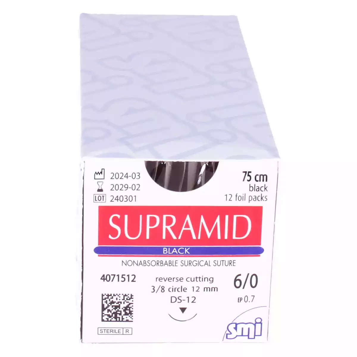  Supramide Zwart Nahtmateriaal