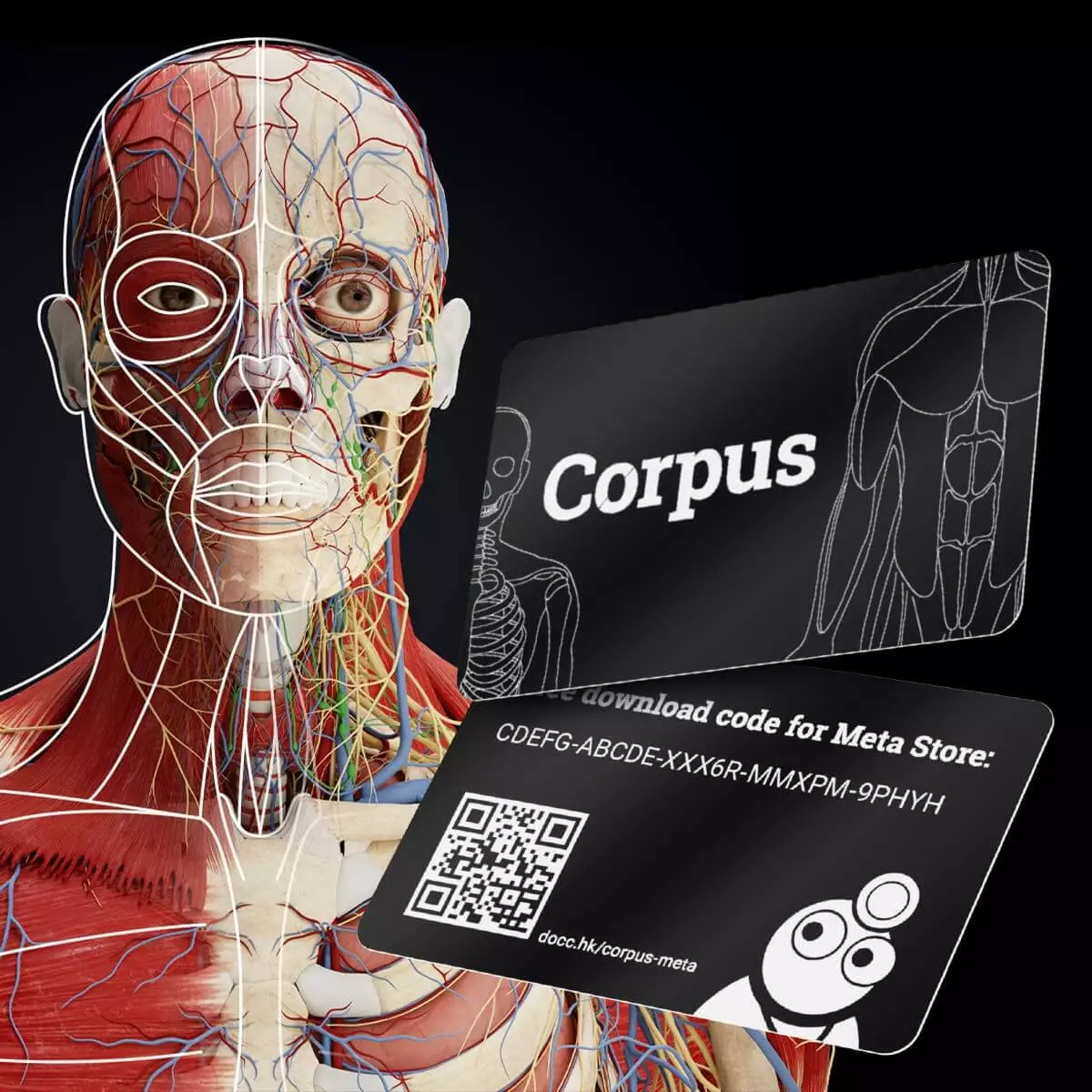  Mixed reality anatomie-app “Corpus” voor Meta Quest 3/3S
