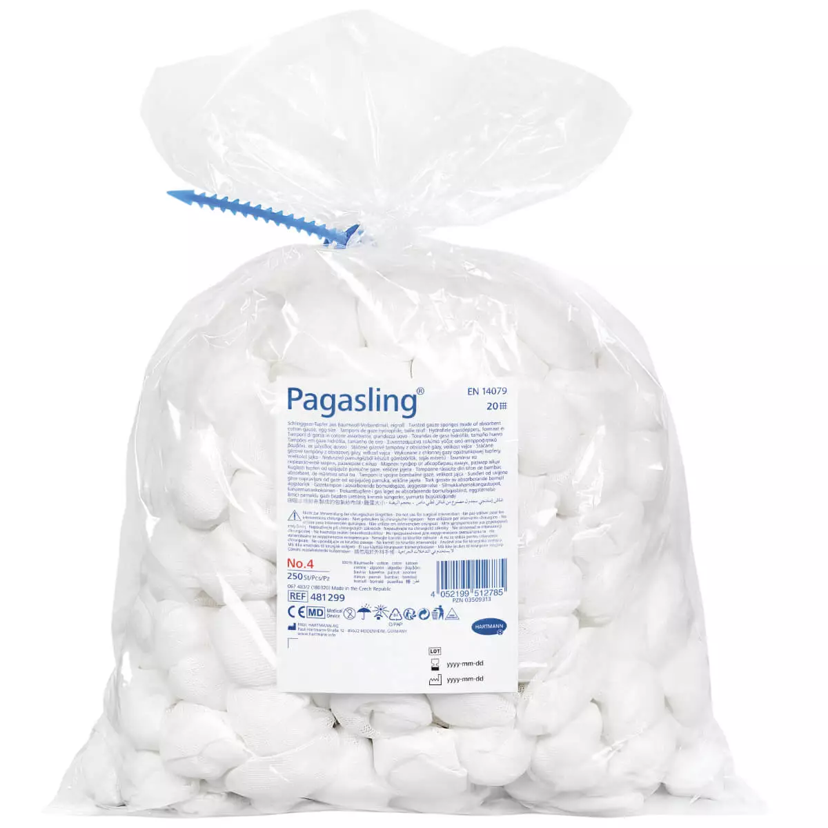  Pagasling niet-steriele lusgaaskompressen