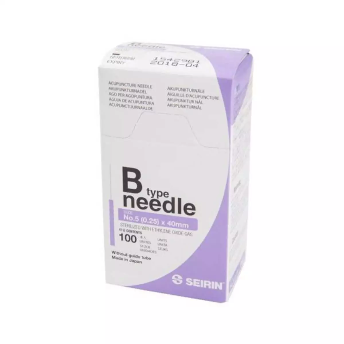  Acupunctuurnaalden type B