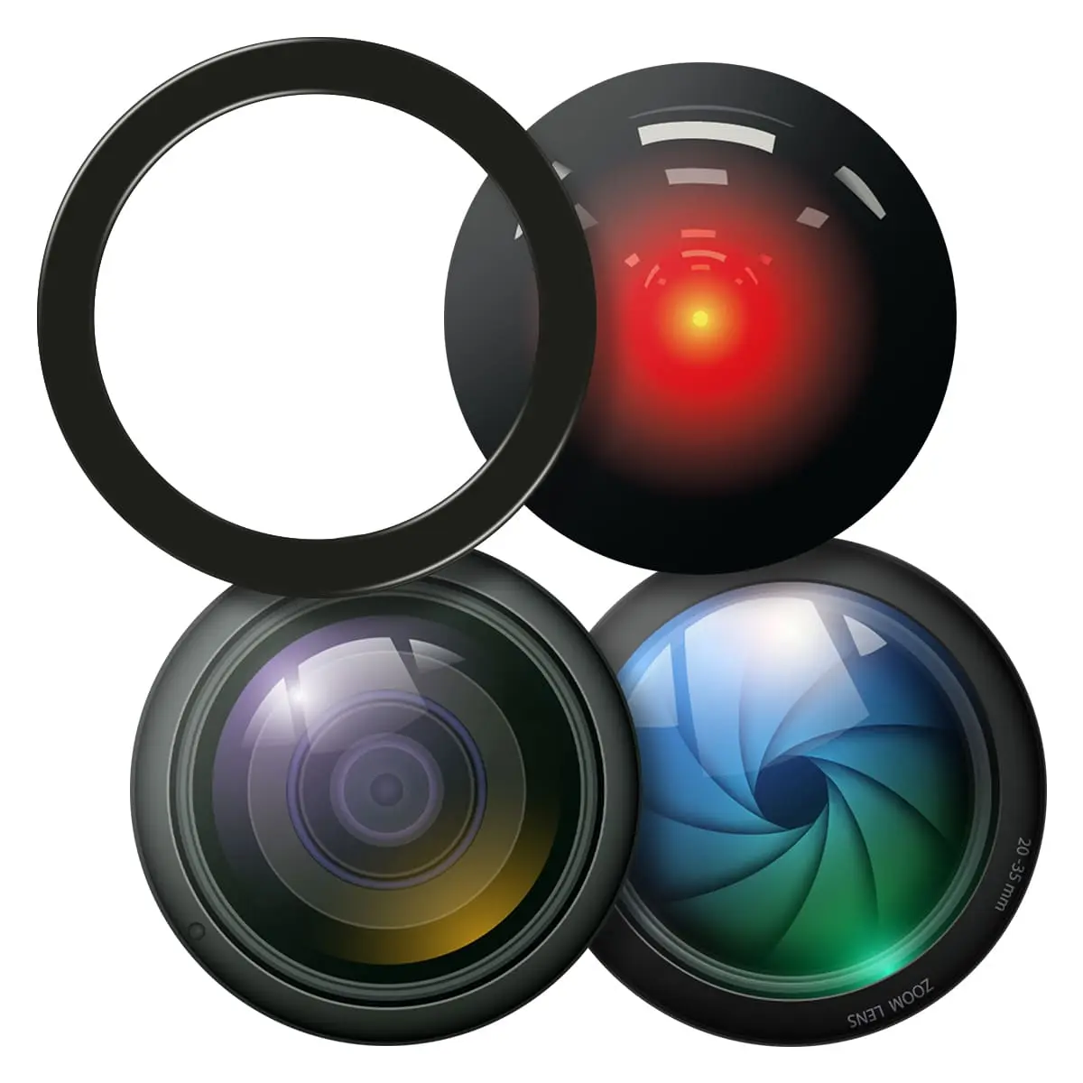  Bedrukte glasvezel-membraansets “Drums”