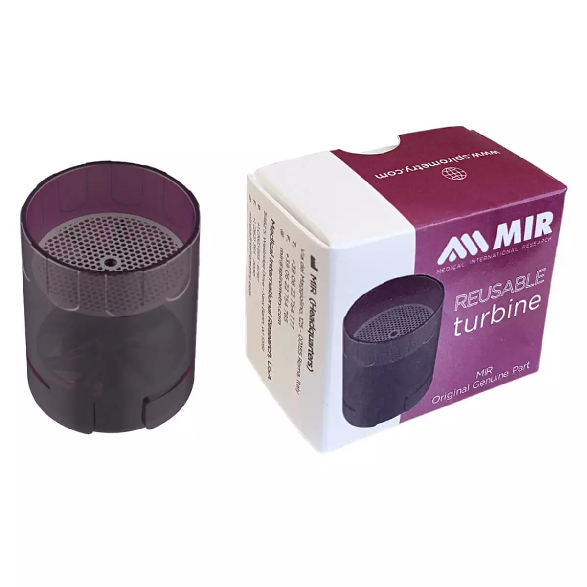  Herbruikbare turbine violet voor MIR-spirometer