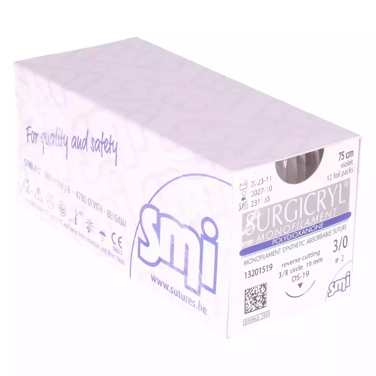  Surgicryl monofilament hechtmateriaal