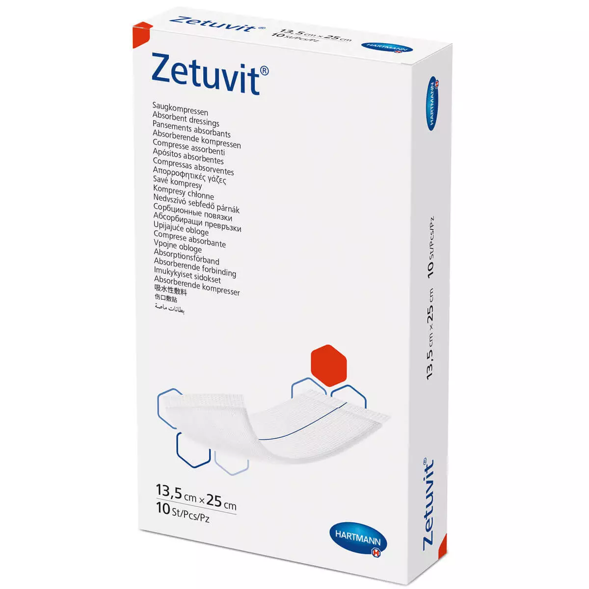  Zetuvit absorberende verbanden steriel