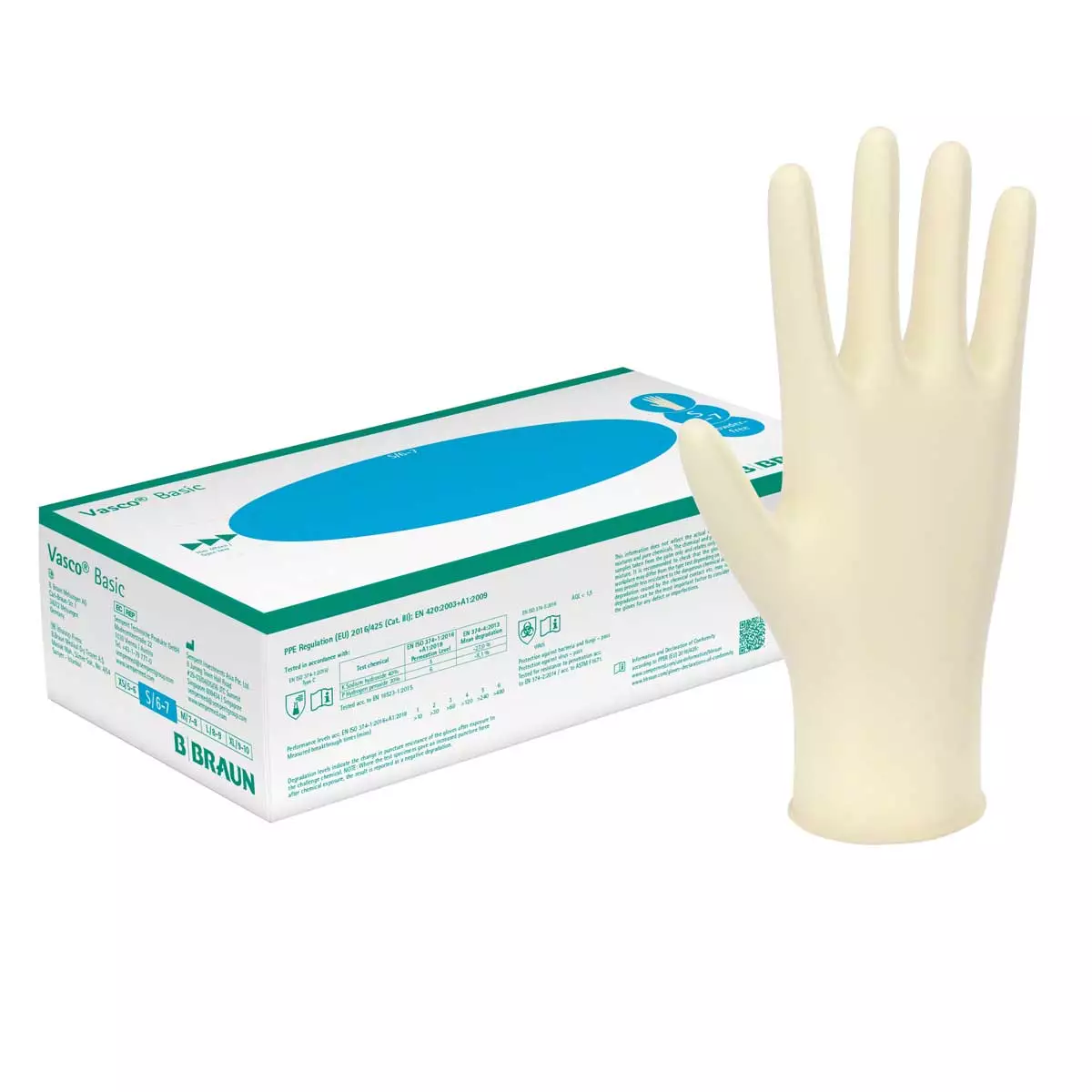 Vasco Basic Onderzoekshandschoenen  Vasco Basic Onderzoekshandschoenen