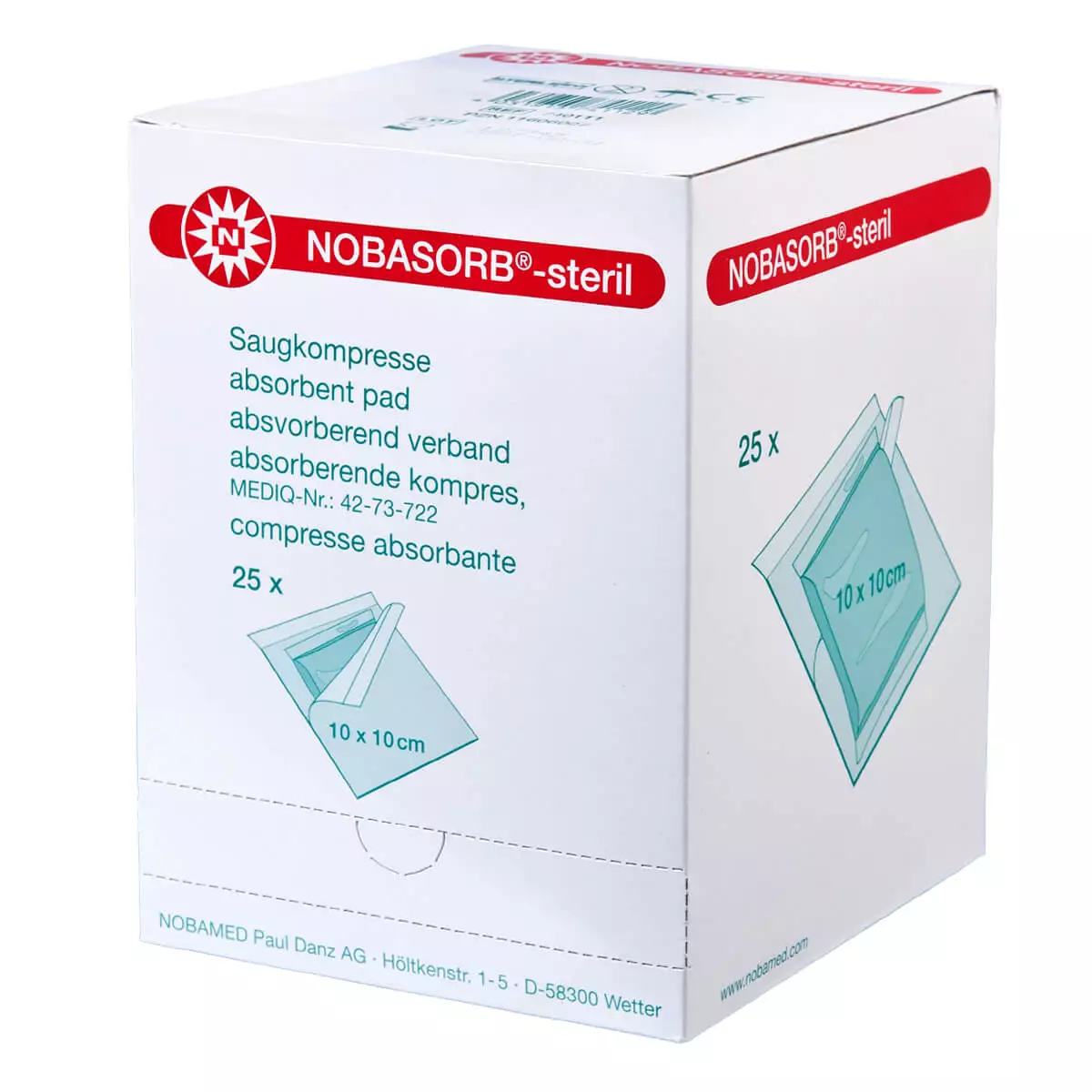  NOBASORB-steriel absorberend kompres