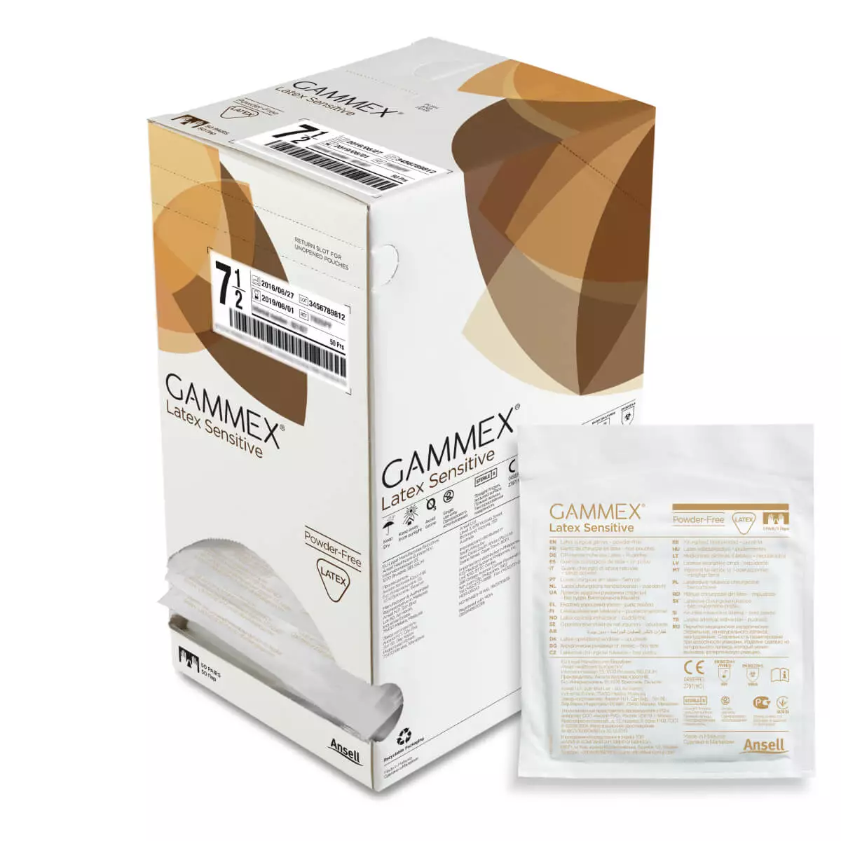  GAMMEX® Latex Gevoelige onderzoekshandschoen