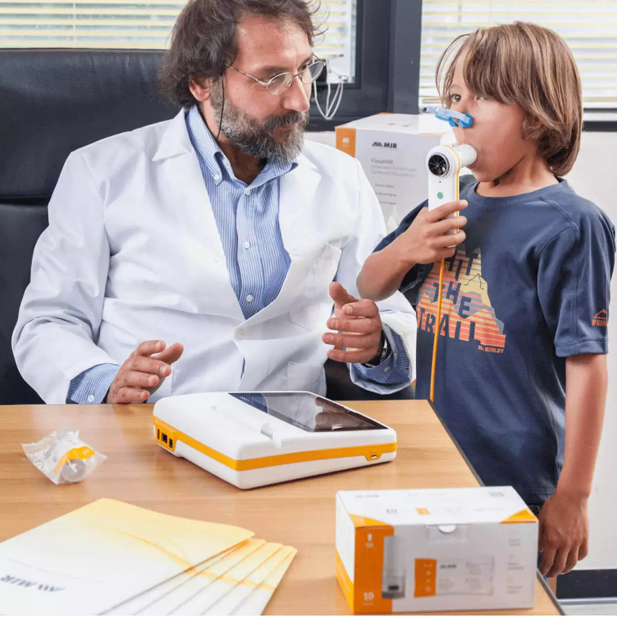  Nieuwe Spirolab draagbare touchscreen-spirometer
