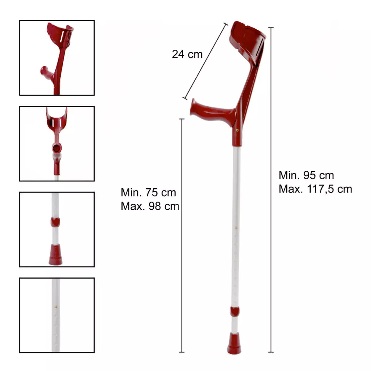  REBOTEC MAGIC-SOFT onderarmkrukken