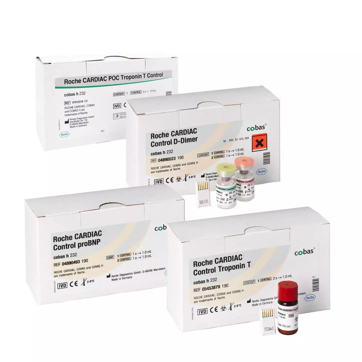 CARDIAC Controle voor cobas h 232