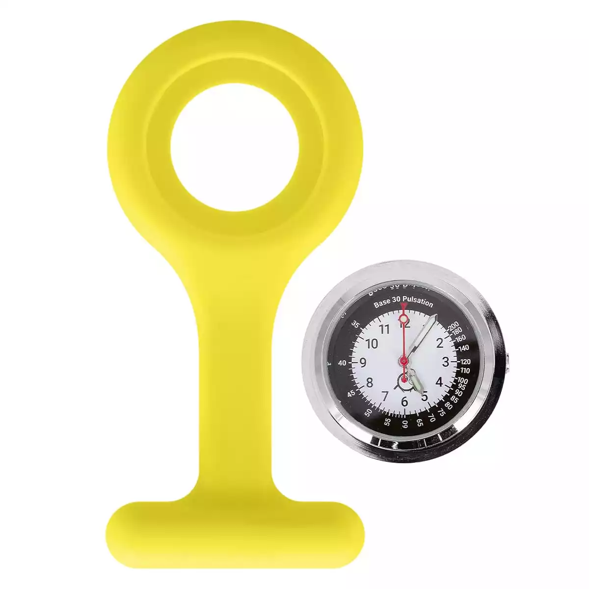 Siliconen verpleegstershorloge met clip "Tic" Siliconen verpleegstershorloge met clip "Tic"