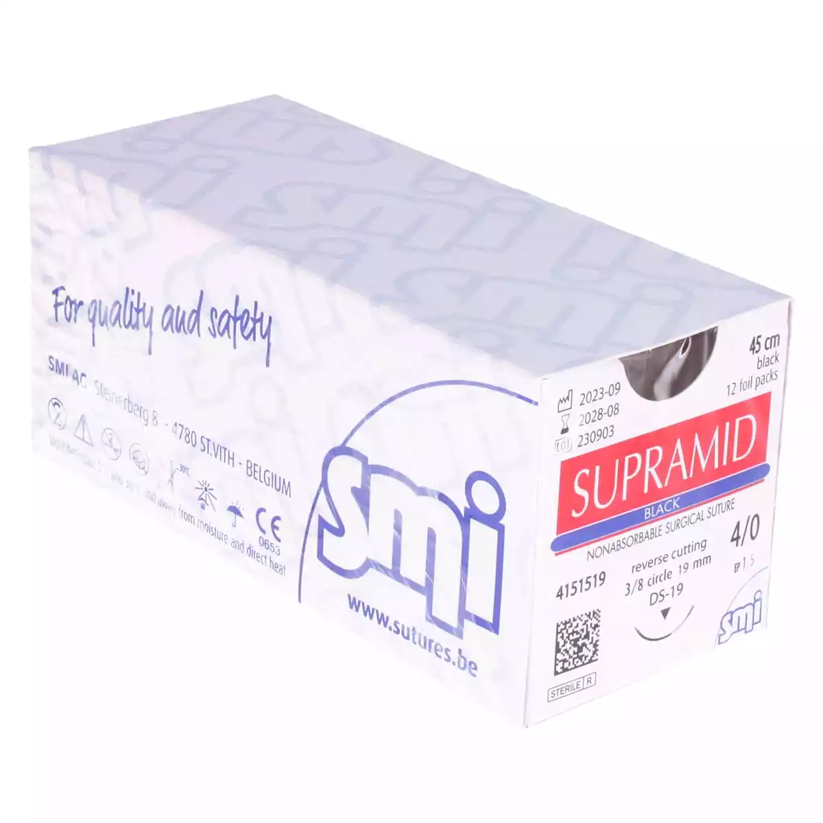  Supramide Zwart Nahtmateriaal