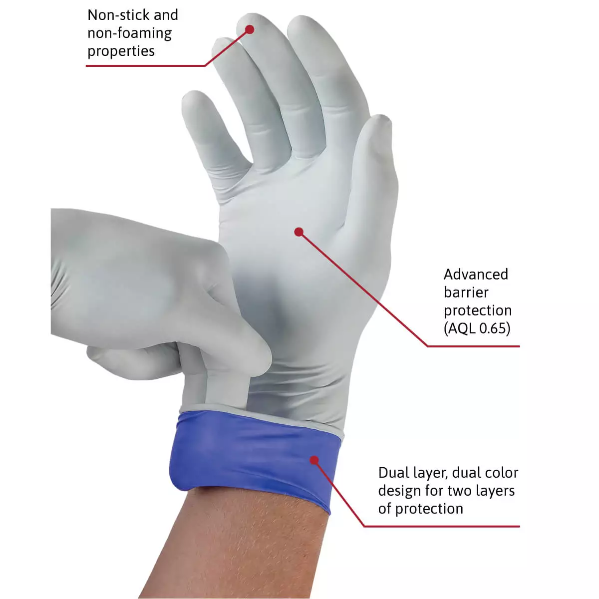  MICROFLEX® LifeStar EC™ 93-868 Nitril handschoen