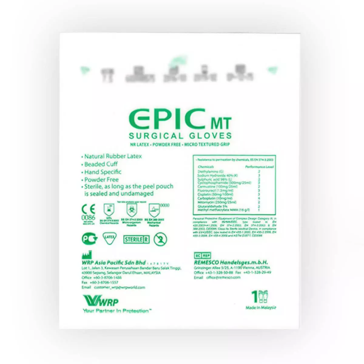 EPIC MT latex OK-handschoenen