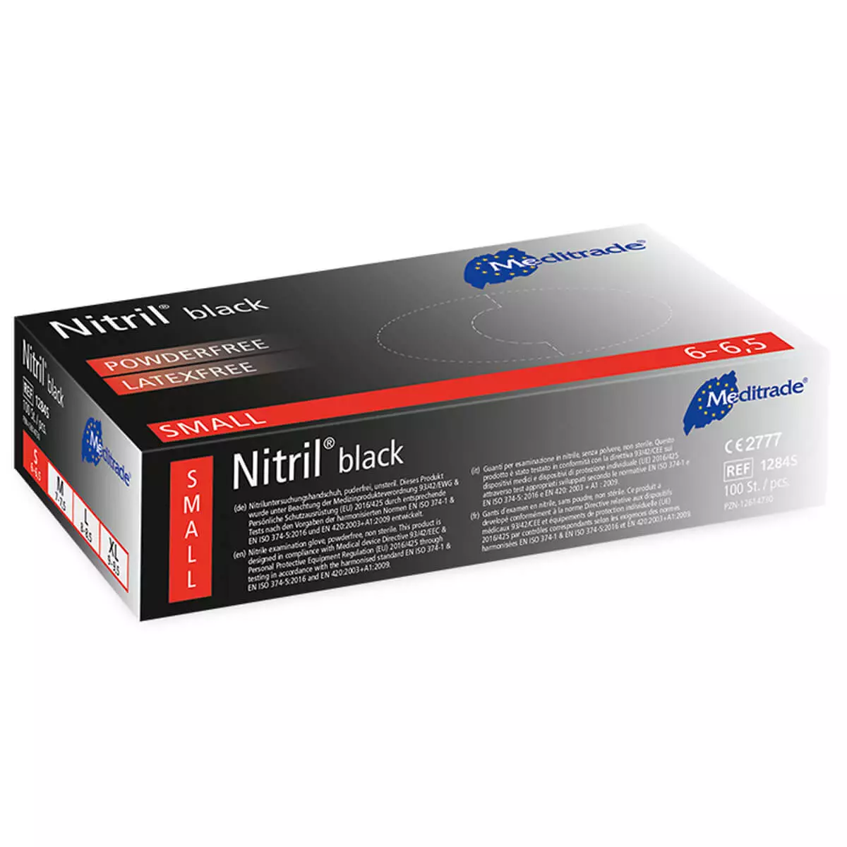  Nitril Zwarte Handschoenen