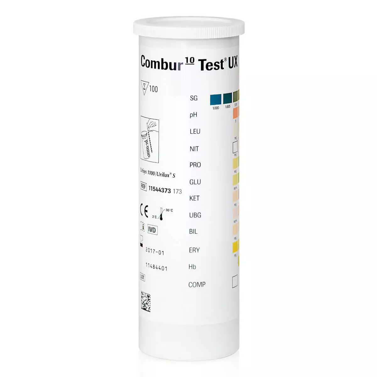  Combur-10-Test UX urineteststrips voor Urisys 1100