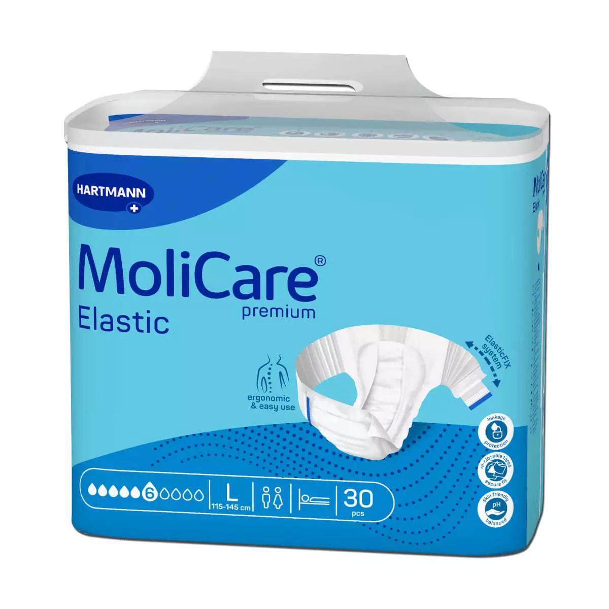 MoliCare Premium Elastic incontinentiebroek 6 druppels MoliCare Premium Elastic incontinentiebroek 6 druppels