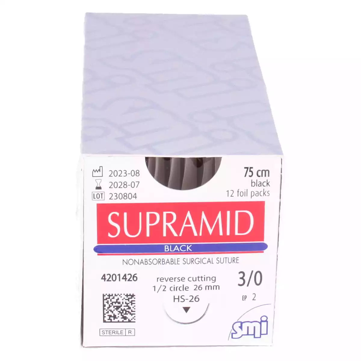  Supramide Zwart Nahtmateriaal