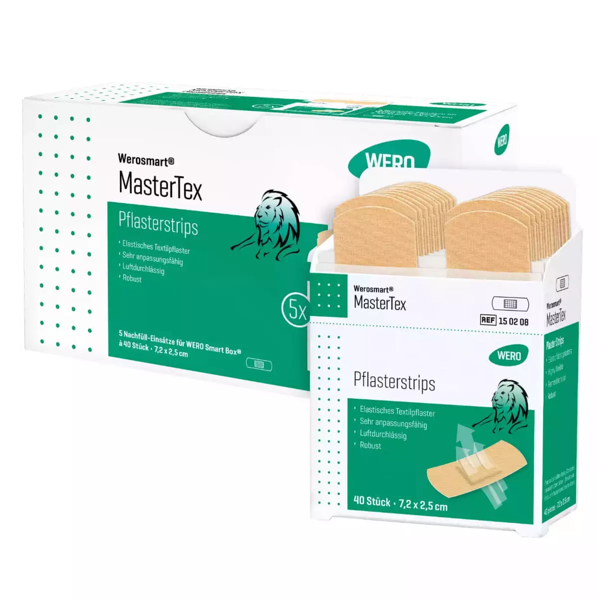 Werosmart MasterTex pleisterdoosje voor dispensers Werosmart MasterTex pleisterdoosje voor dispensers